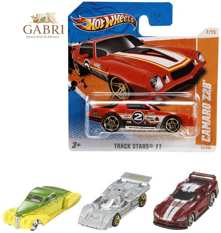 MATTEL HOT WHEELS Angličák HW auto model 6-8cm na kartě kov