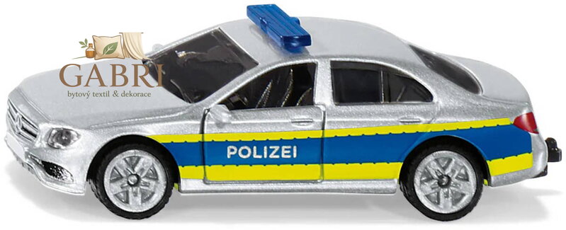 SIKU Auto Mercedes-Benz E 350 německá policie osobní vůz model kov 1504