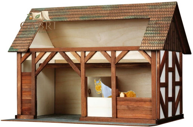 WALACHIA Stáj W30 Hobby Kit DŘEVĚNÁ STAVEBNICE