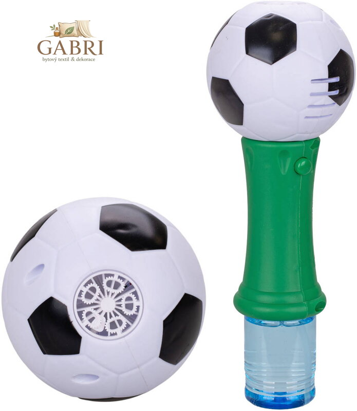 Bublifukovač Sun Fun fotbalový míč set s náplní 60ml na baterie