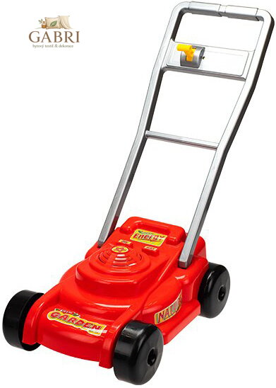 Sekačka dětská na trávu 56x28x56cm červená plast