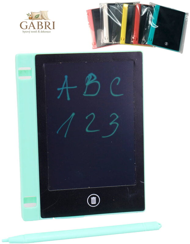 Tabulka kreslící tablet magický set s kouzelným perem na baterie 5 barev