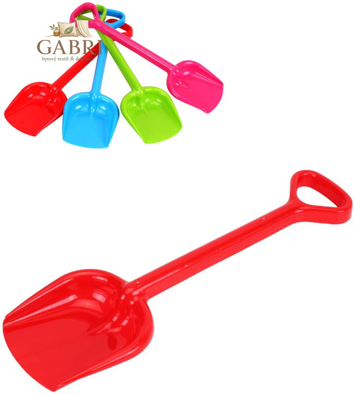 Lopatka baby barevná plastová 50cm na písek 4 barvy