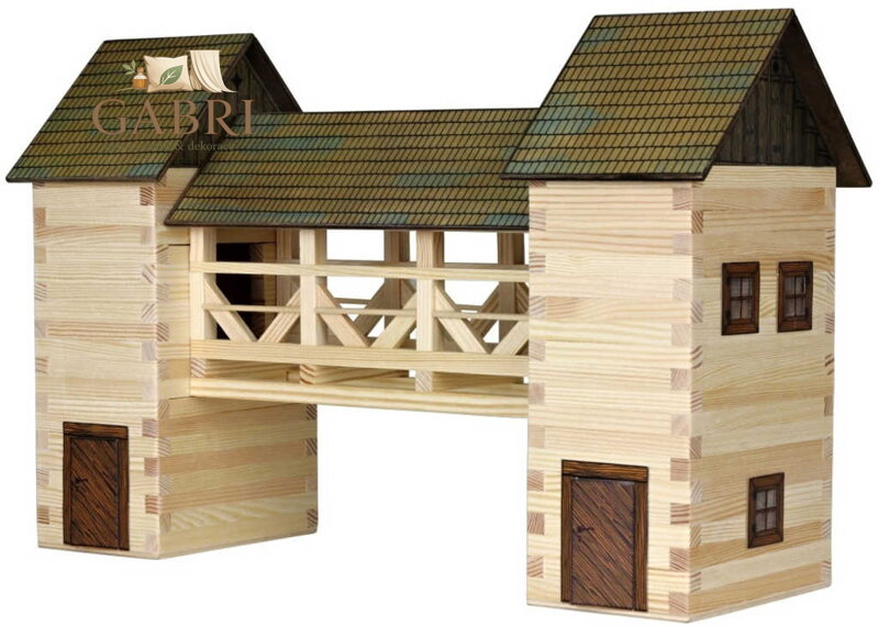 WALACHIA Most W26 Hobby Kit DŘEVĚNÁ STAVEBNICE