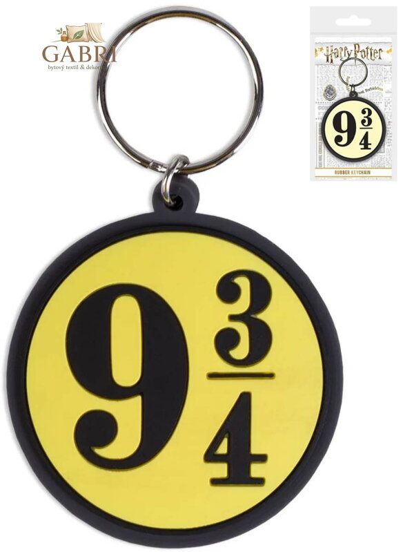 Klíčenka dětská gumová 9 3/4 (Harry Potter) přívěsek na klíče