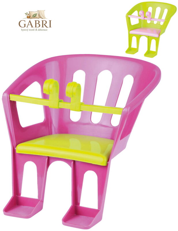 LENA Sedátko na kolo pro panenku 2 barvy plast 61160