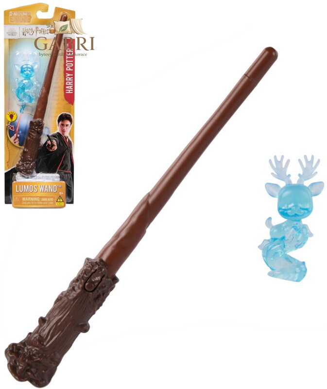 SPIN MASTER Harry Potter kouzelnická hůlka svítící patron na baterie Světlo