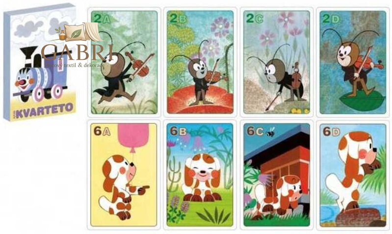 AKIM Hra karetní Kvarteto Mašinka *SPOLEČENSKÉ HRY*