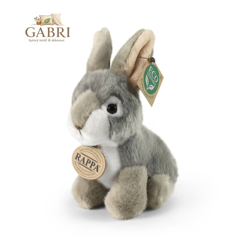PLYŠ Králík šedý 16cm  *PLYŠOVÉ HRAČKY*