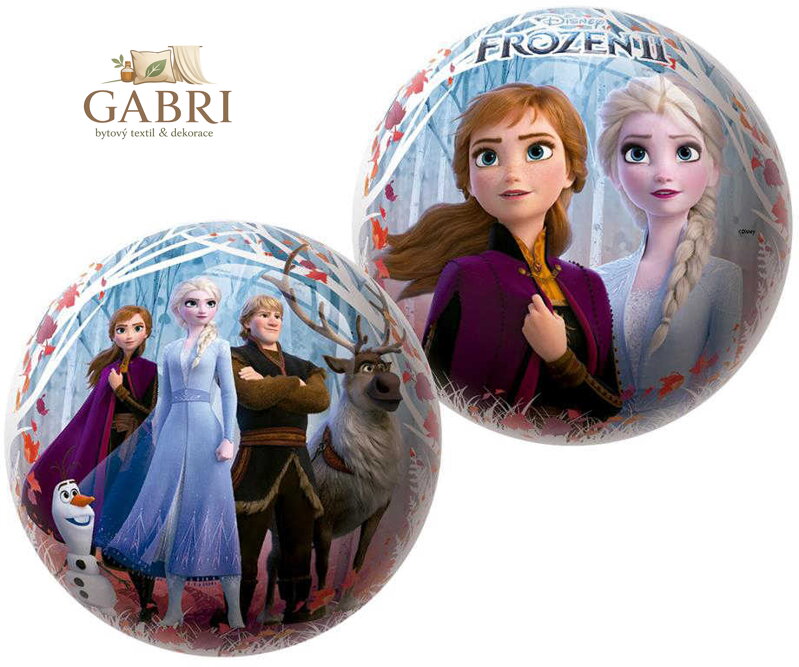 DINO Míč Frozen 2 (Ledové Království) 23cm s obrázkem guma