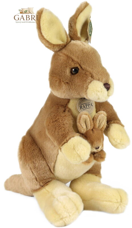 PLYŠ Klokan set s mládětem 37cm Eco-Friendly *PLYŠOVÉ HRAČKY*