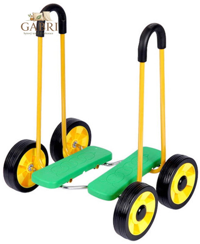 MERCO Šlapadlo dětské balanční s držadly pro rozvoj motoriky zelené