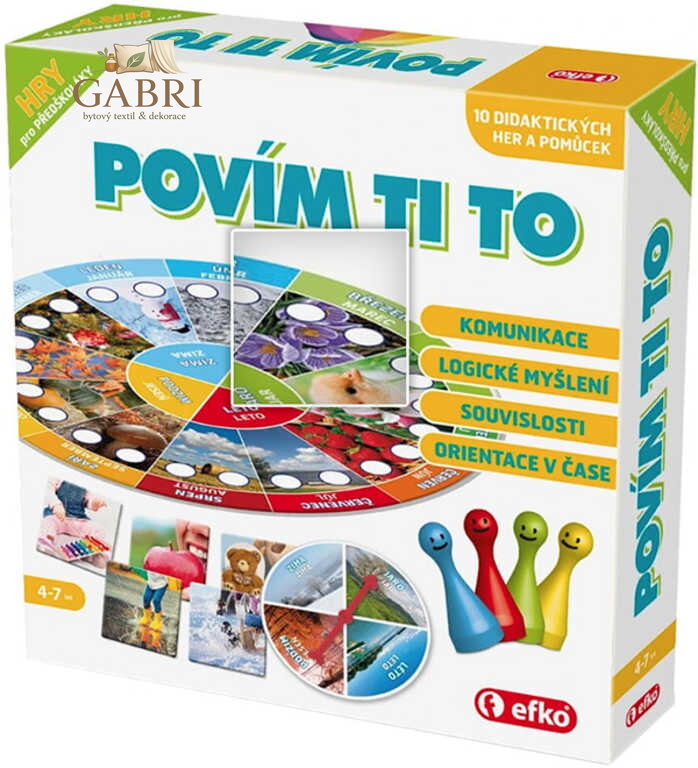 EFKO Soubor her Povím ti to 10 didaktických her a pomůcek v krabici