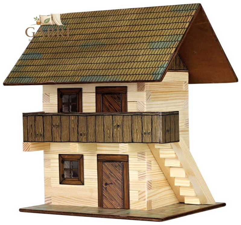 WALACHIA Špýchar W06 Hobby Kit DŘEVĚNÁ STAVEBNICE