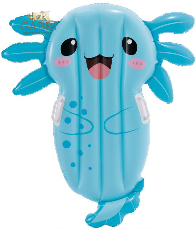 INTEX Lehátko zvířátko Axolotl nafukovací matrace s úchyty do vody 58159