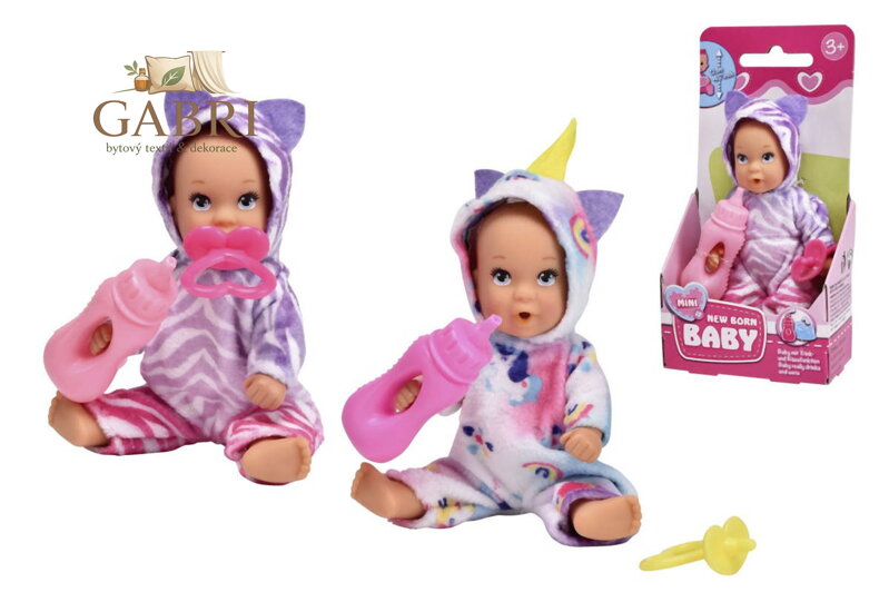 SIMBA NBB Panenka Onesie Fun 12 cm, 2 druhy