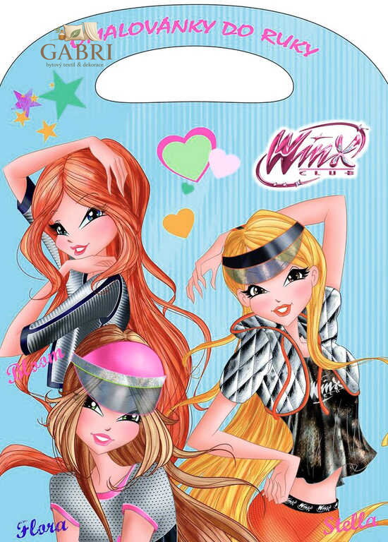AKIM Omalovánky do ruky A4 Winx Club Fashion