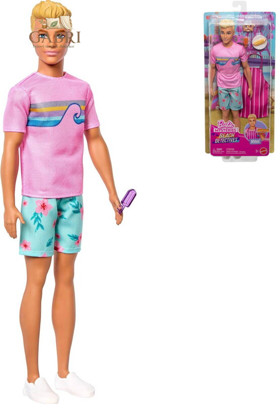 MATTEL BRB Barbie panák Ken set s doplňky letní obleček