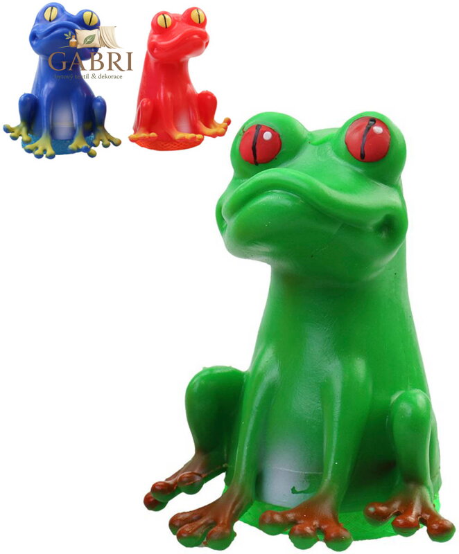 Žába skákací zvířátko vyskakovací dětská žertovinka 3 barvy