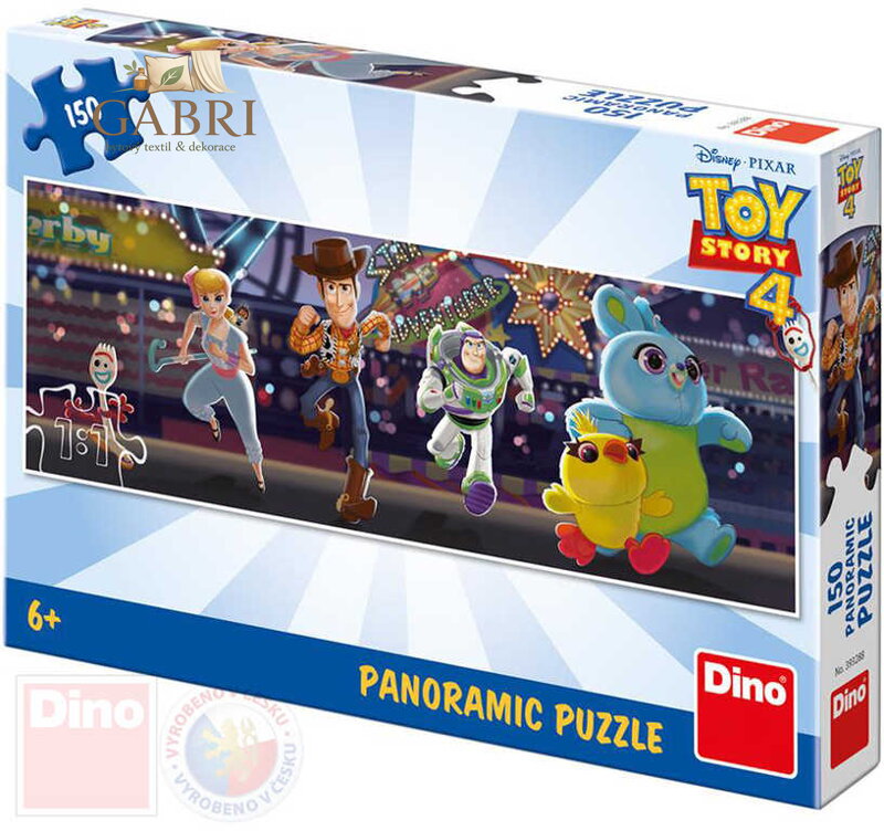 DINO Puzzle panoramatické 66x23cm Toy Story 4 150 dílků v krabici
