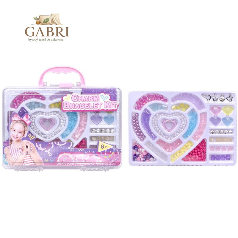 Sada korálků v kufříku