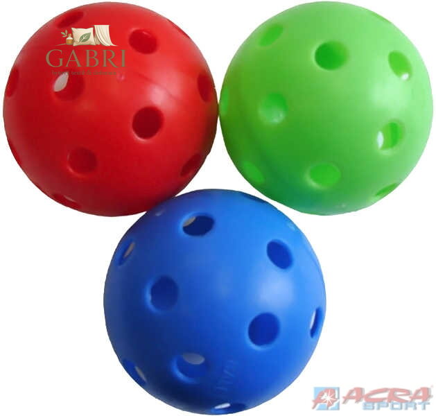 ACRA Míček florbalový barevný 7cm různé barvy