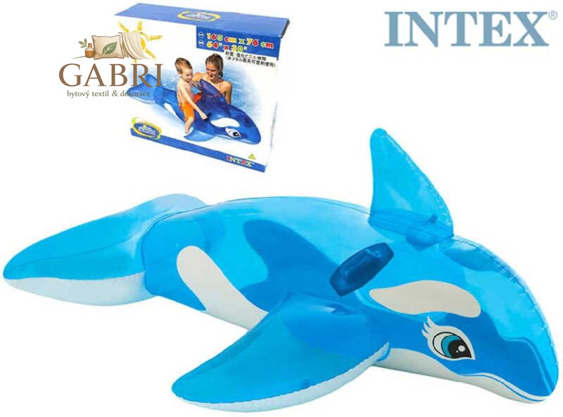 INTEX Kosatka malá 168x86cm dětské plavidlo s úchyty do vody 58523