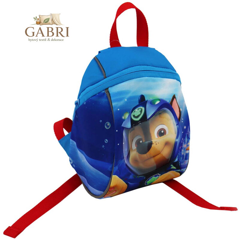 Batoh dětský malý modrý 3l Tlapková Patrola (Paw Patrol) 10,5x21cm