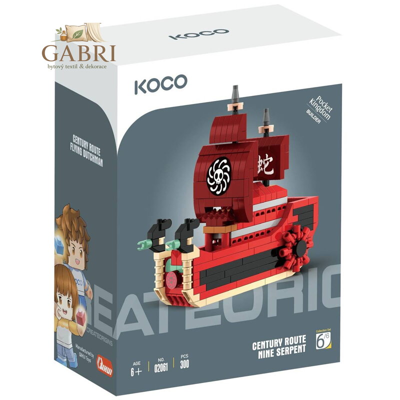 KOCO Stavebnice kostky Nine Serpent 300dílků