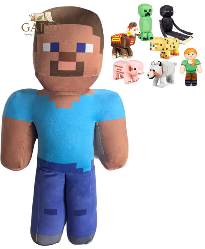 PLYŠ Minecraft postavička 30cm 8 druhů *PLYŠOVÉ HRAČKY*