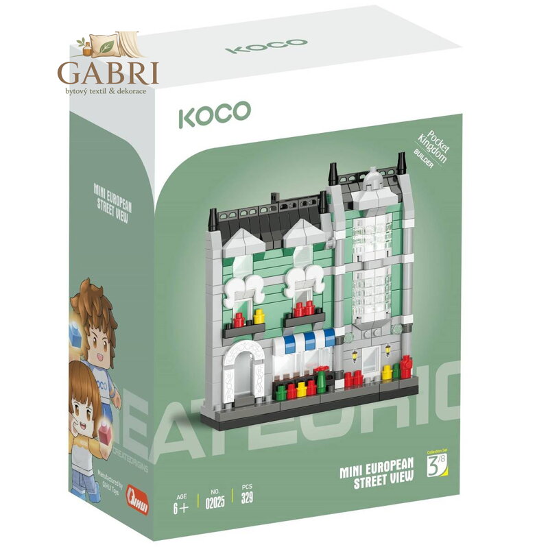 KOCO Stavebnice kostky Obchod s potravinami 329d