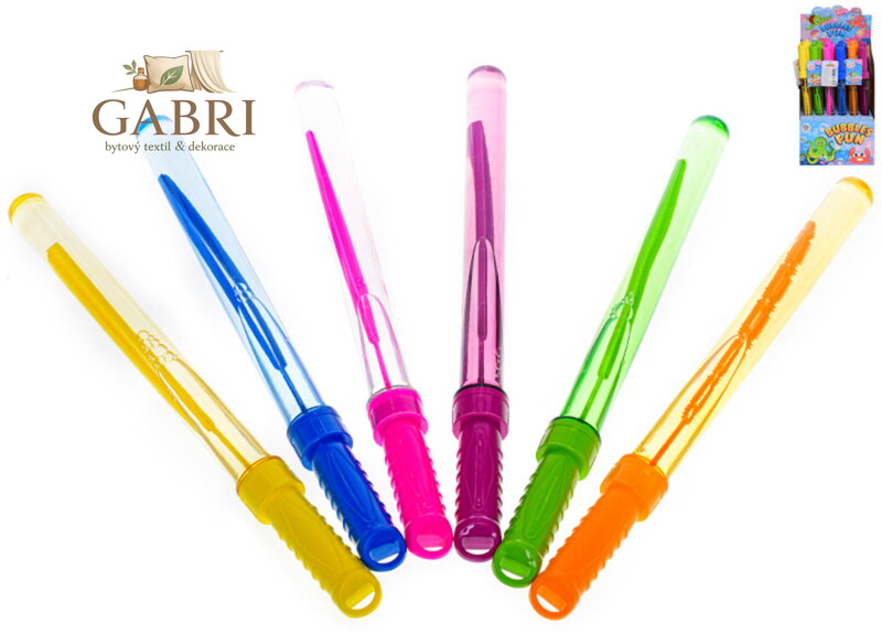 Bublifuk hůlka 125ml dětský bublifukovač trubice 6 barev
