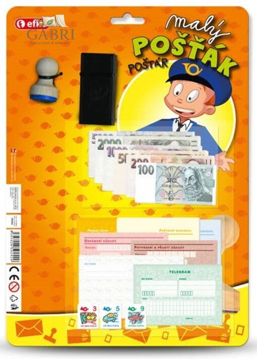 EFKO MALÝ POŠŤÁK na kartě *DĚTSKÉ PROFESE*