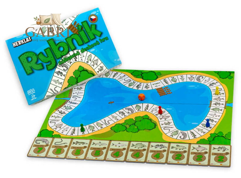 HERKLAS Rybník hra desková rybářská *SPOLEČENSKÉ HRY*