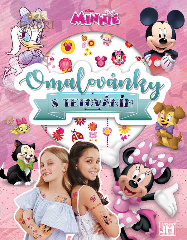 JIRI MODELS Omalovánky + tetování Disney Minnie Mouse
