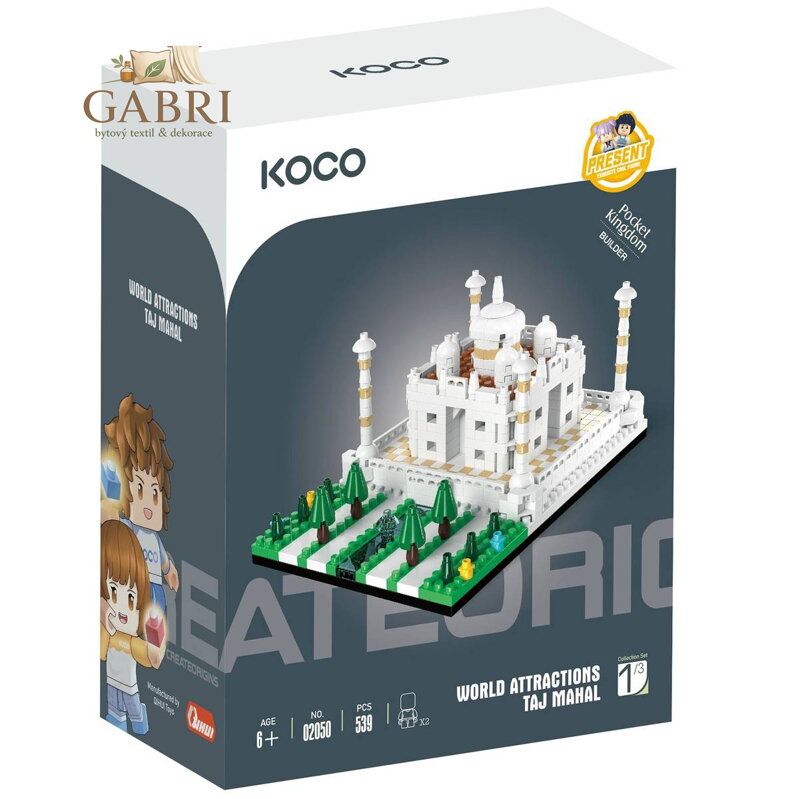 KOCO Stavebnice kostky Tádž Mahal 539dílků