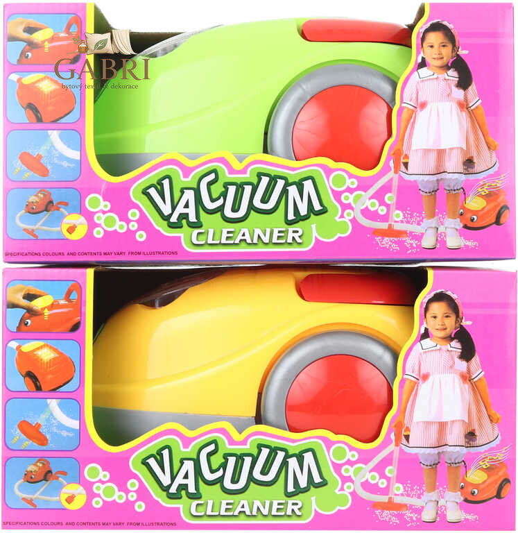 Vysavač dětský s očima vysává kuličky na baterie Zvuk 2 barvy