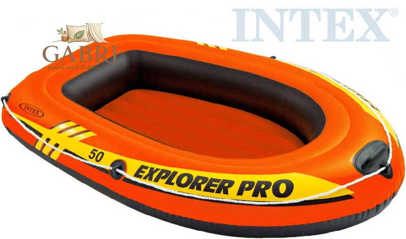 INTEX Člun dětský Explorer Pro 50 oranžový 137x85cm do vody 58354