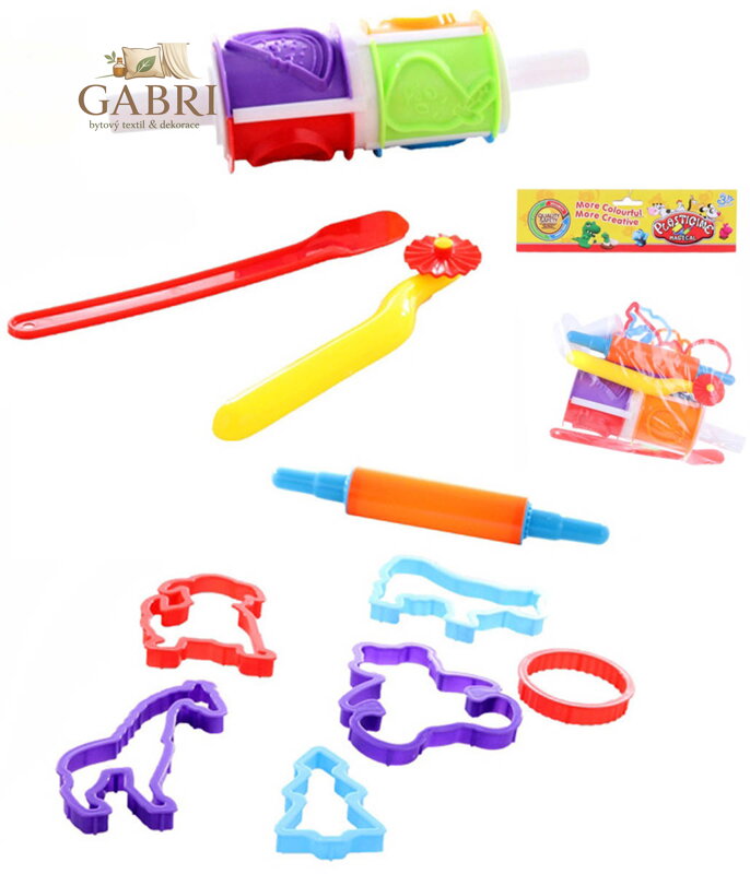 Modelovací kreativní sada vykrajovátka s nástroji 10ks v sáčku