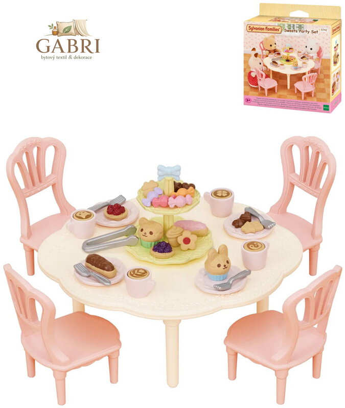Sylvanian Families Party set se sladkostmi doplněk k herním sadám