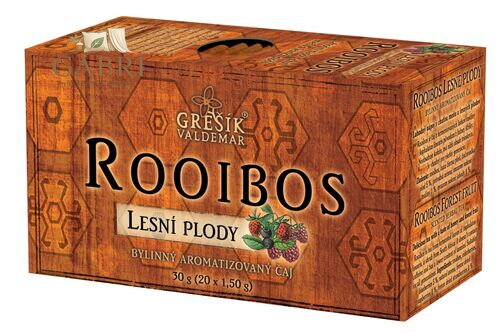 Grešík Rooibos Lesní plody 20 x 1,5 g