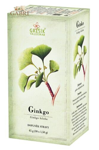 Ginkgo bylinný porcovaný čaj