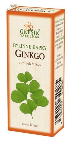 Grešík Ginkgo kapky 50 ml