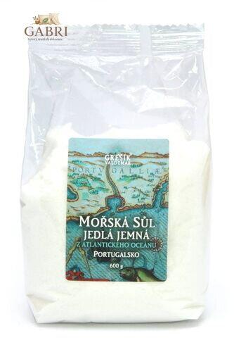 Grešík Sůl Mořská jedlá jemná 600 g