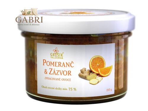 Džem Pomeranč & Zázvor 215 g