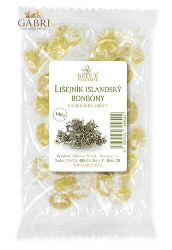 Grešík Lišejník islandský bonbóny 100 g