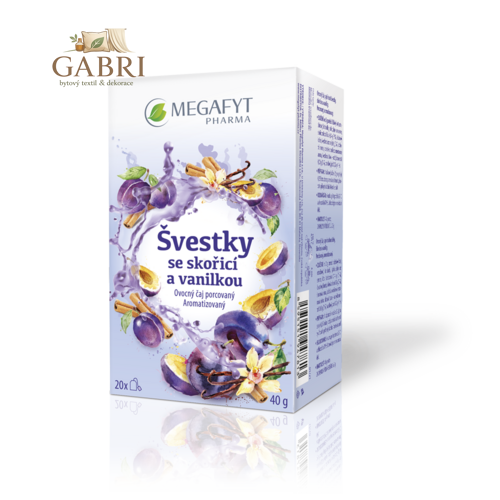 Švestky se skořicí & vanilkou 20 n.s. Megafyt -Z