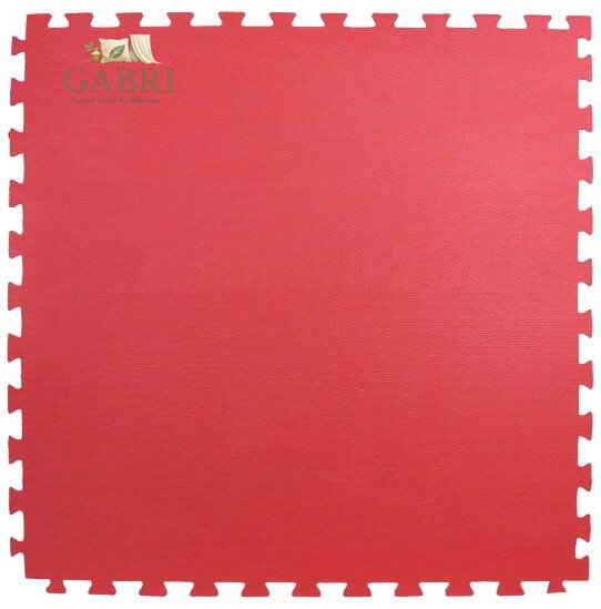 Pěnový koberec - červený 100x100x4cm