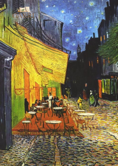 PIATNIK Puzzle Terasa kavárny v noci 1000 dílků