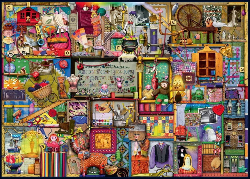 RAVENSBURGER Puzzle Komora plná řemesel 1000 dílků